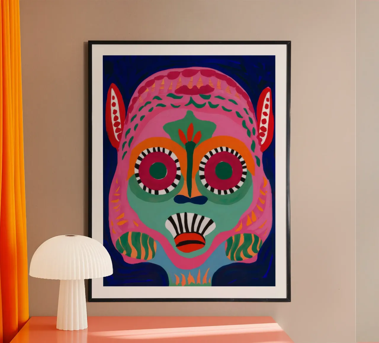 Psyche Folk Mask hahnemühle by Lumi Eyes