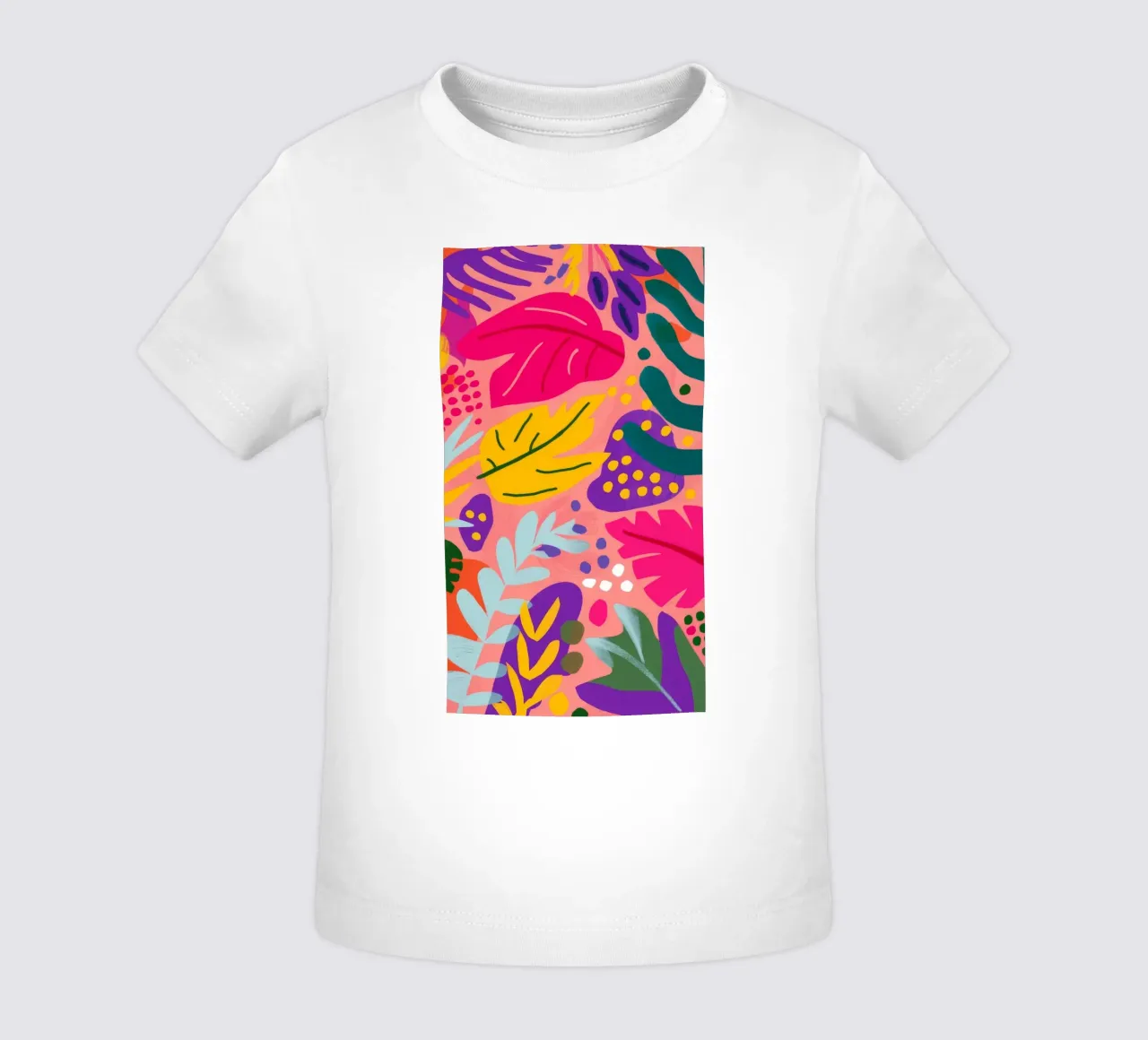Vivid Leaf Cascade baby t-shirt by Lumi Eyes