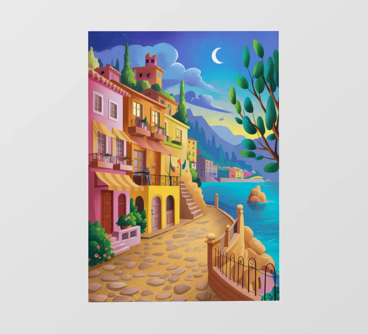 Canal Side Evening pvc cover by Paez Harmony