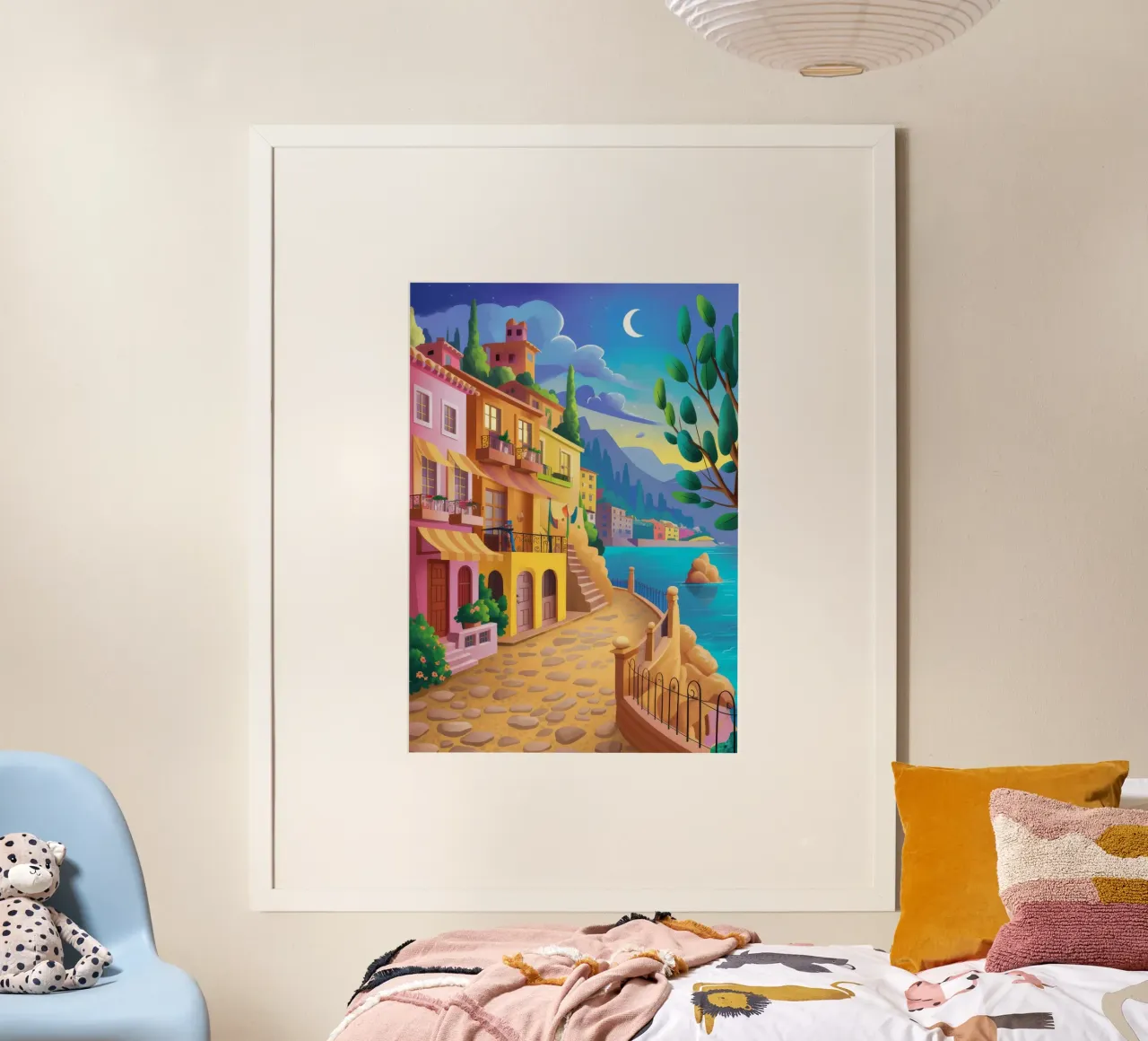 Canal Side Evening poster by Paez Harmony