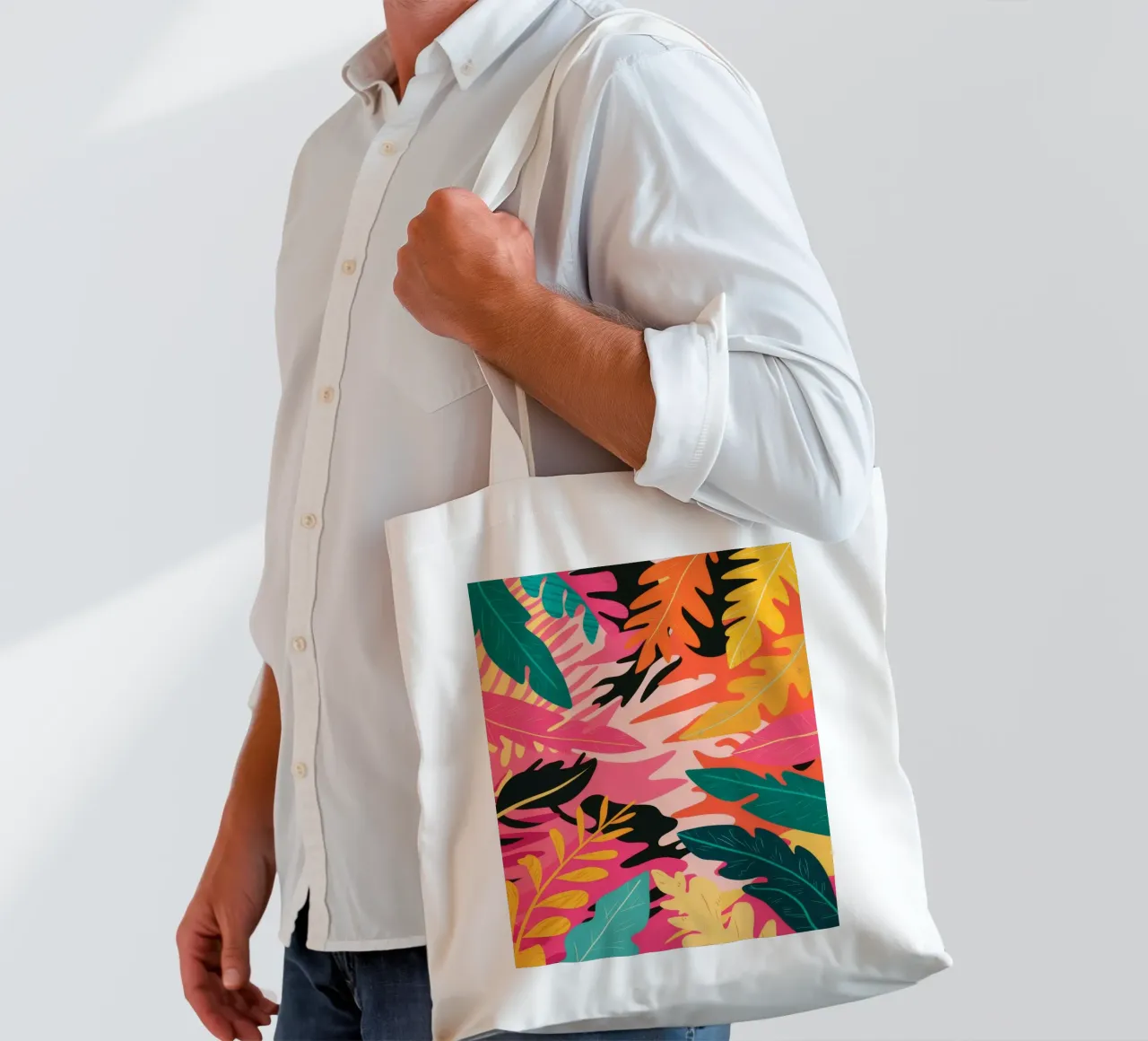 Abstract Jungle Forms tote bag by Paez Harmony