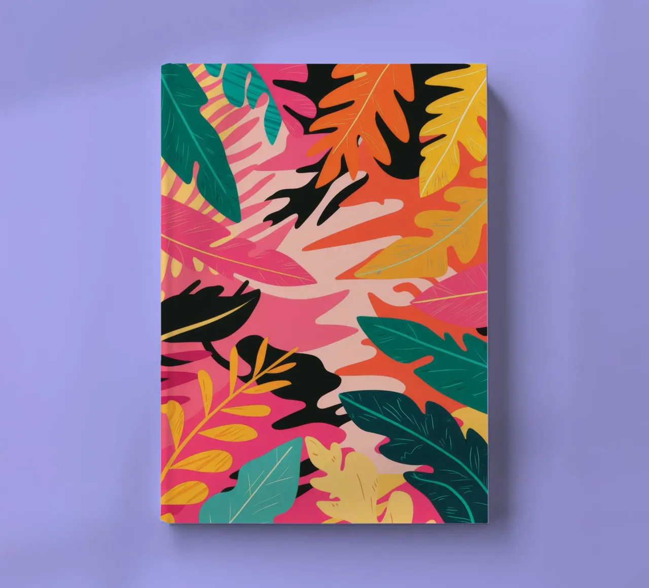 Abstract Jungle Forms notebook by Paez Harmony