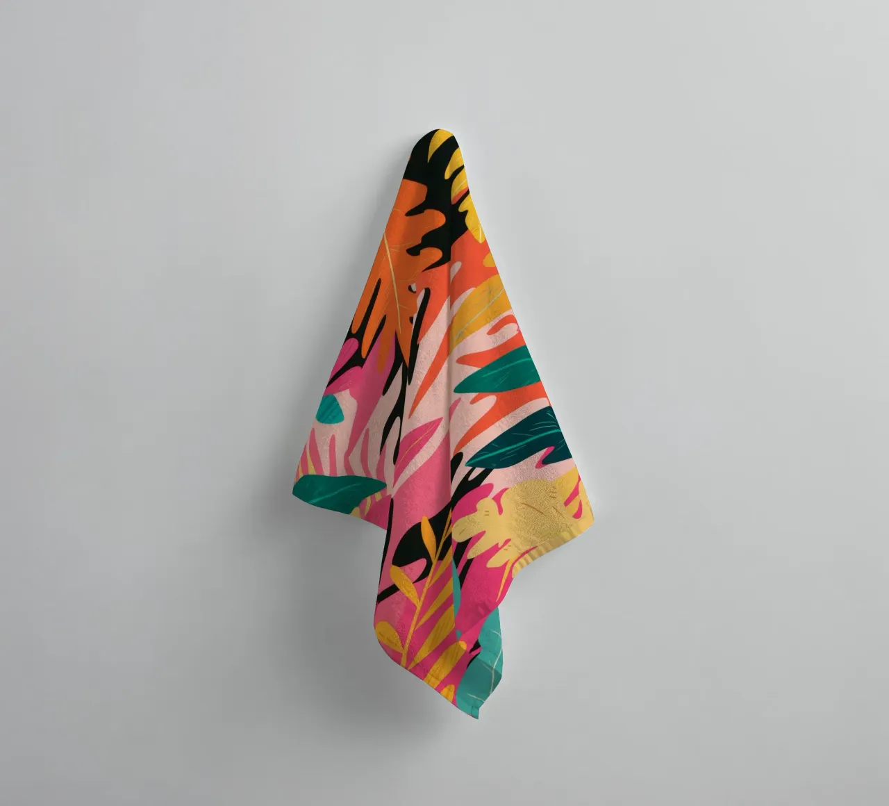 Abstract Jungle Forms towel by Paez Harmony