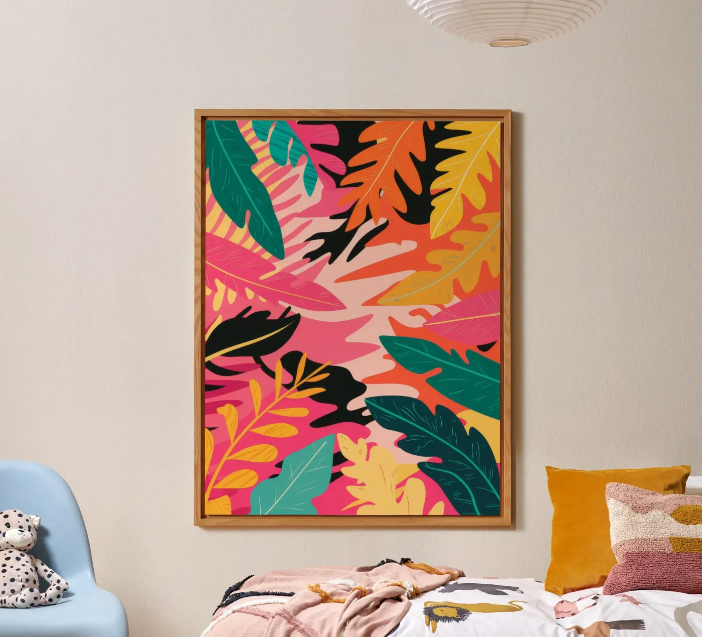 Abstract Jungle Forms forex plate by Paez Harmony
