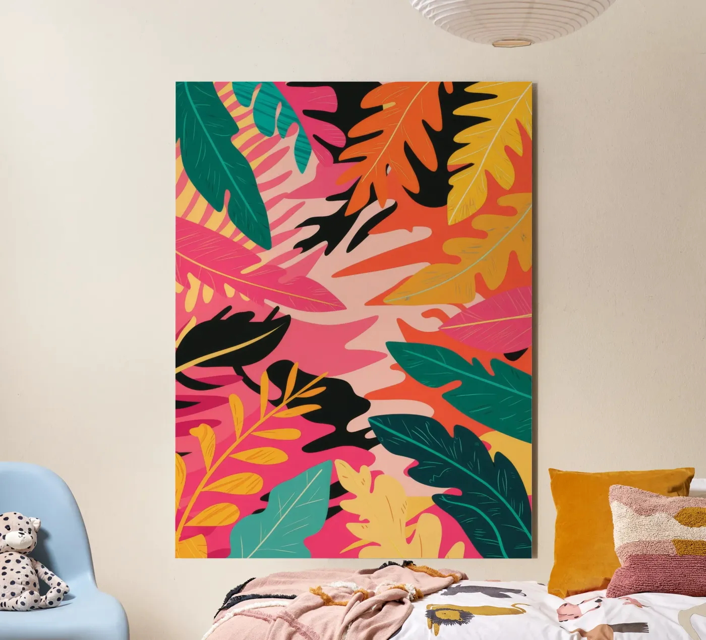 Abstract Jungle Forms forex plate by Paez Harmony