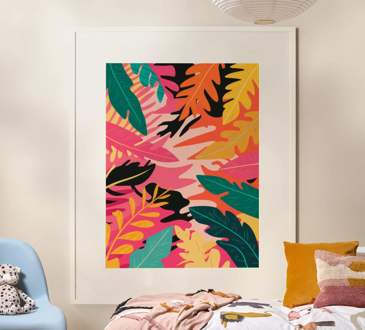 Abstract Jungle Forms poster da Paez Harmony