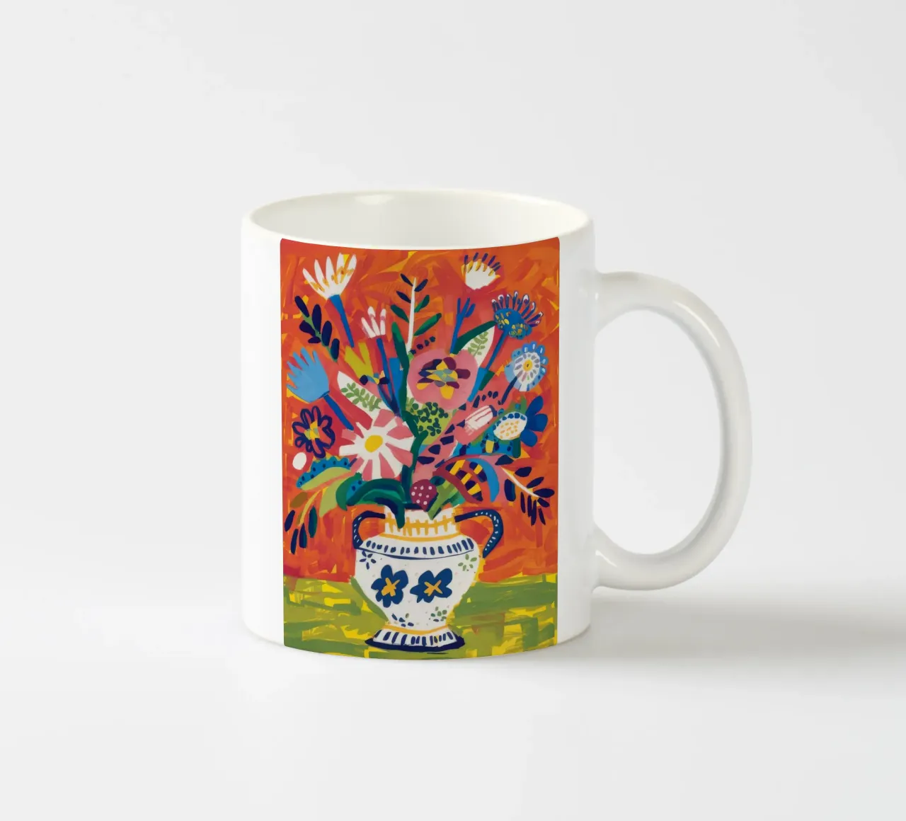 Gioia floreale esplosiva tazza in ceramica da Haven Mirage