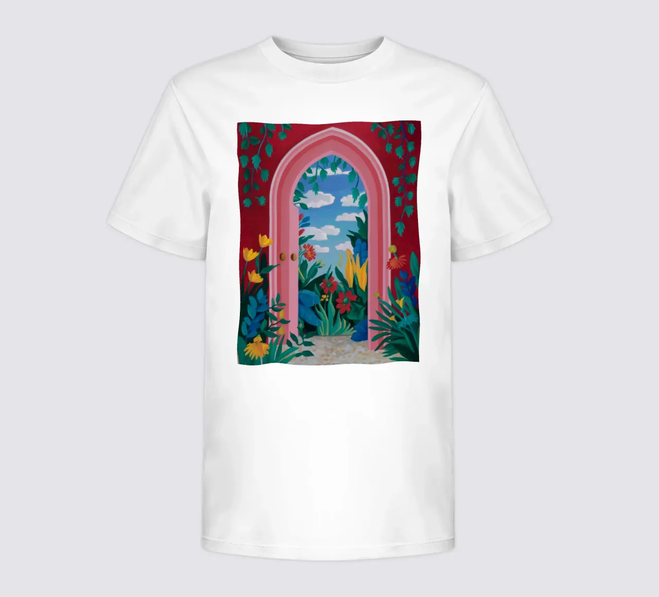 Porta ad arco Paradiso t-shirt bambini da Paez Harmony