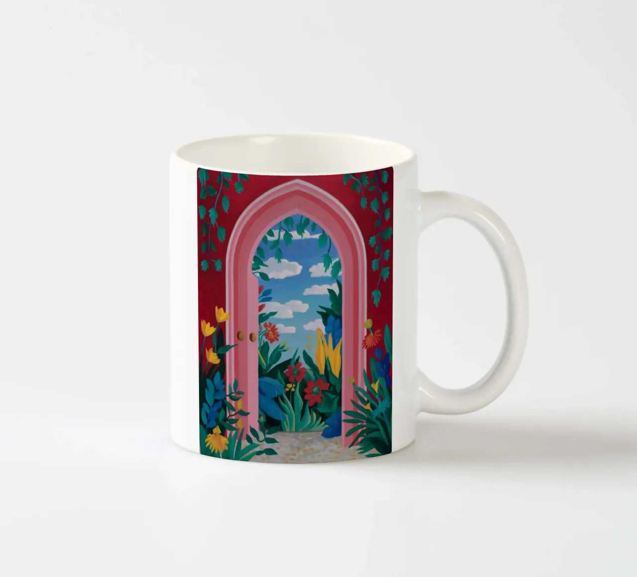 Porta ad arco Paradiso tazza in ceramica da Paez Harmony