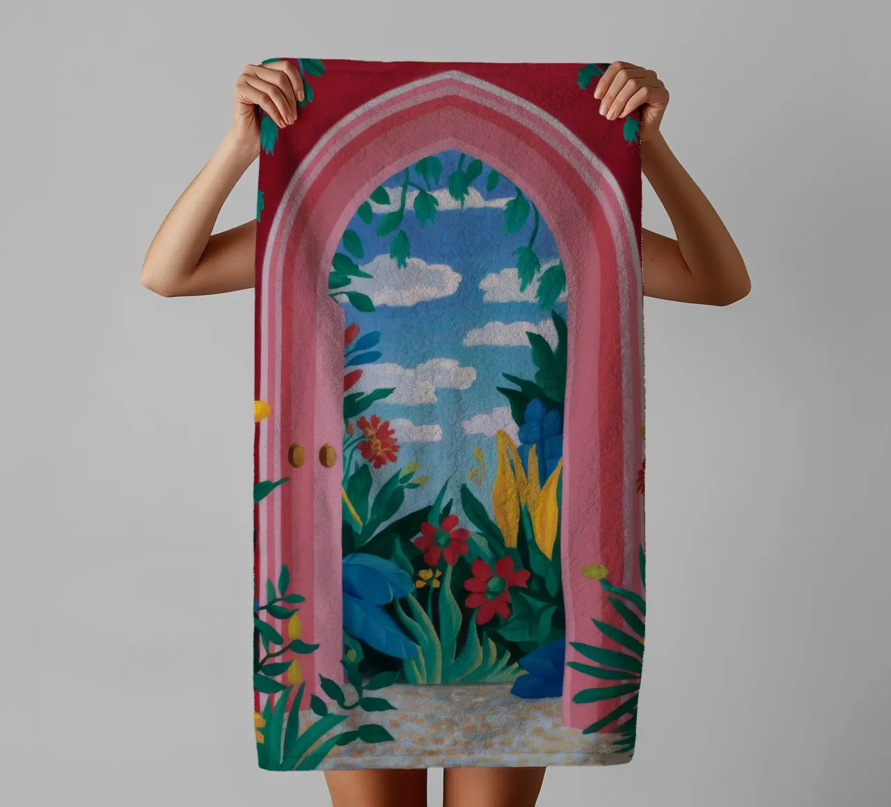 Porta ad arco Paradiso asciugamano da bagno da Paez Harmony