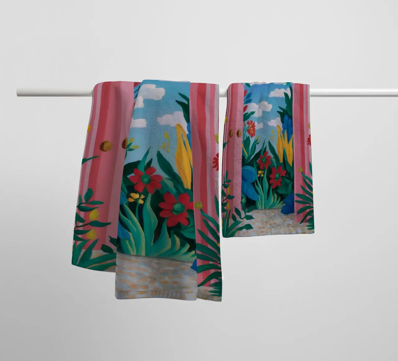 Porta ad arco Paradiso asciugamano da bagno da Paez Harmony