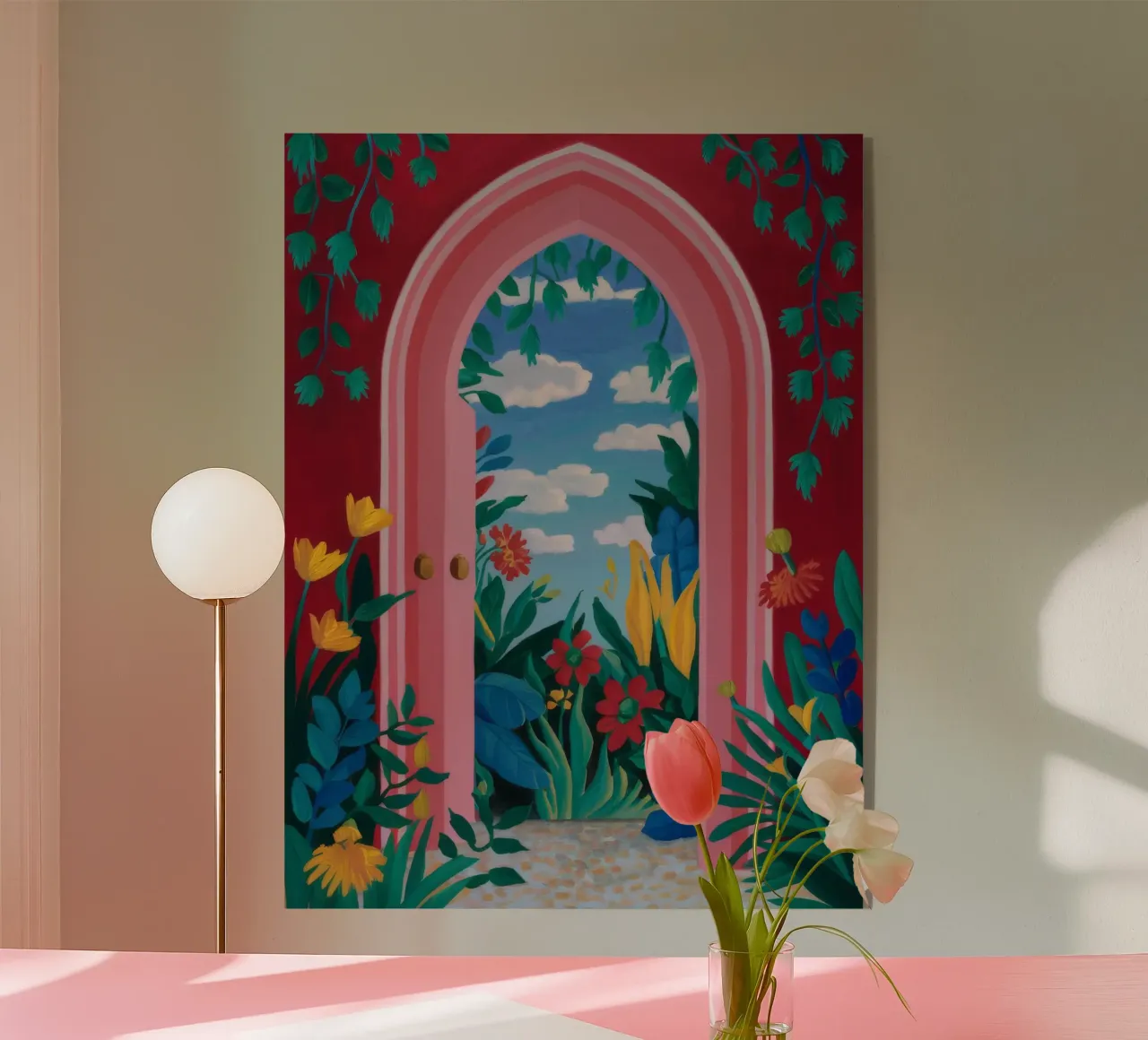 Porta ad arco Paradiso plexiglass da Paez Harmony