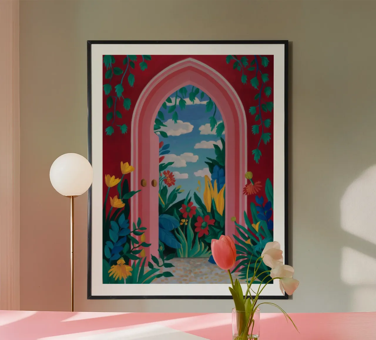 Porta ad arco Paradiso carta hahnemühle da Paez Harmony