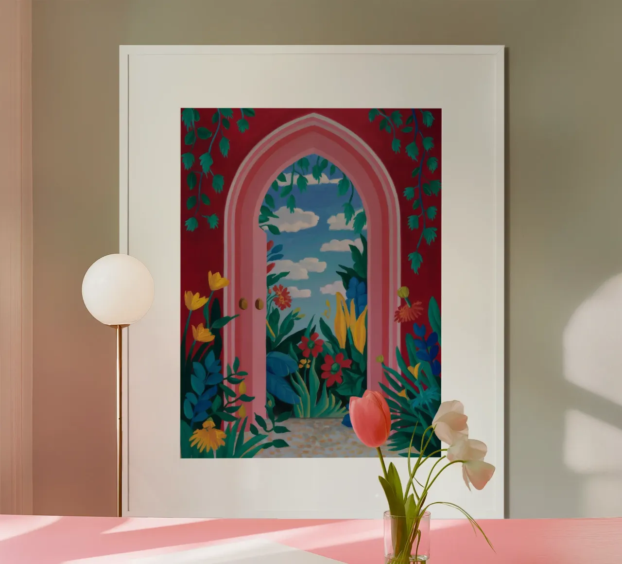 Porta ad arco Paradiso carta hahnemühle da Paez Harmony