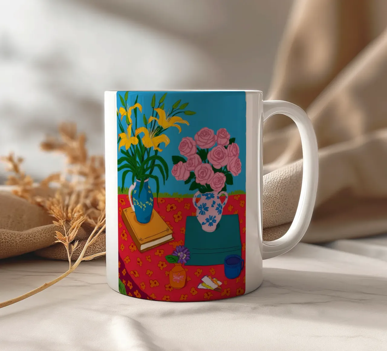 Tè delle rose tazza in ceramica da Paez Harmony