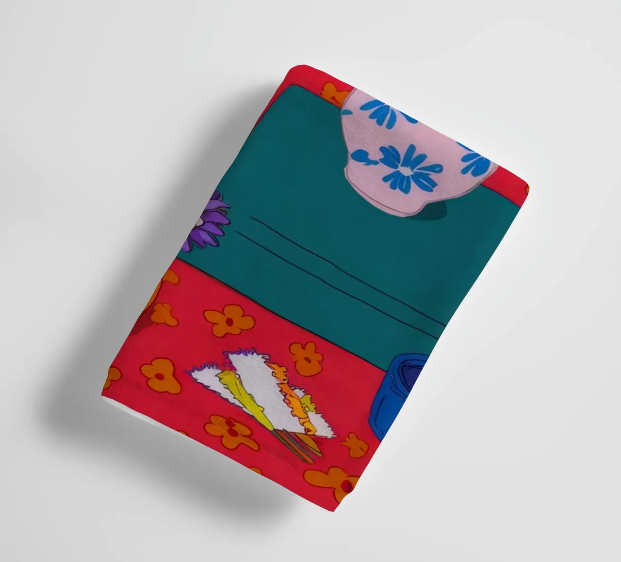 Roses Book Tea towel by Paez Harmony