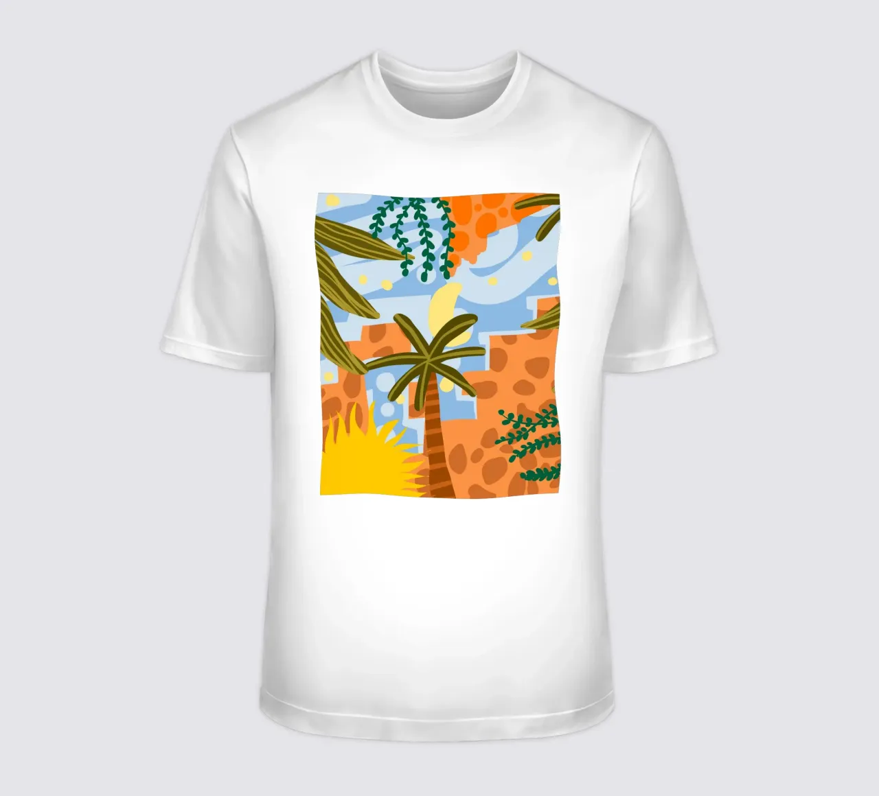 Een mooie dag begint met een mooie instelling t-shirt van 83oranges