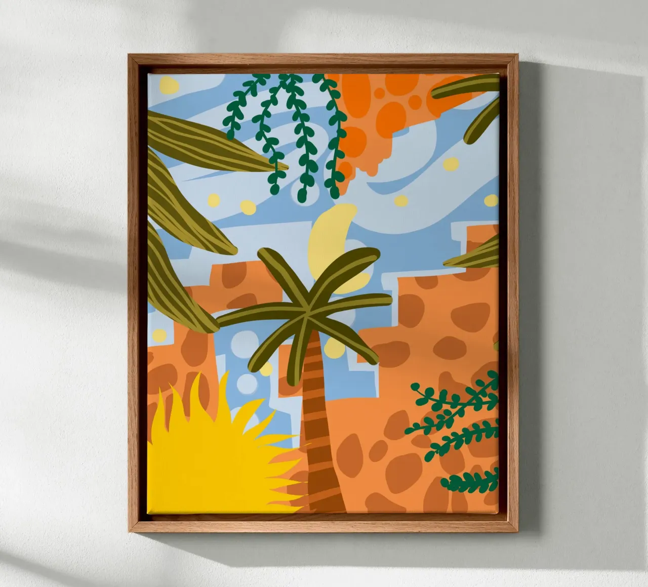Een mooie dag begint met een mooie instelling canvas van 83oranges