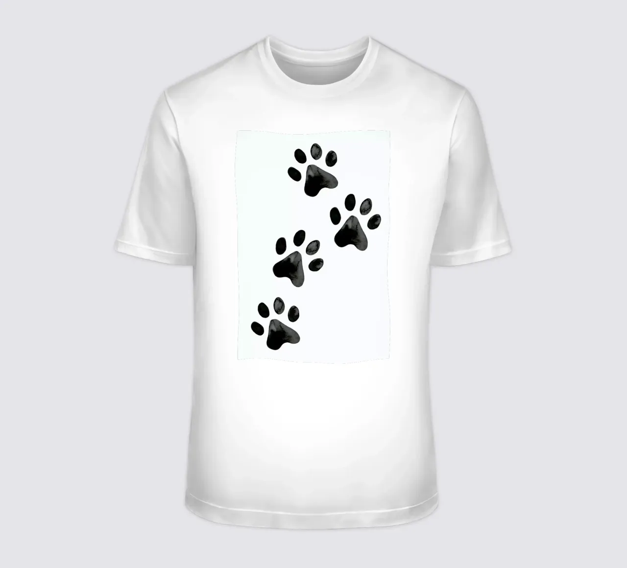 Pawprints t-shirt da Little Flourishes