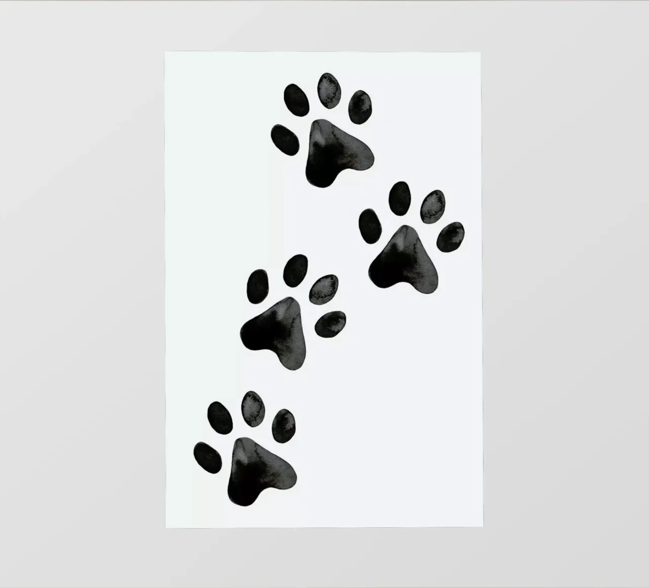 Pawprints pellicola backlit da Little Flourishes