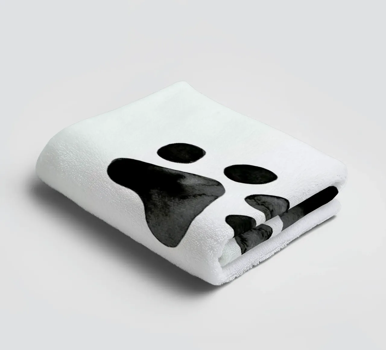 Pawprints asciugamano da bagno da Little Flourishes
