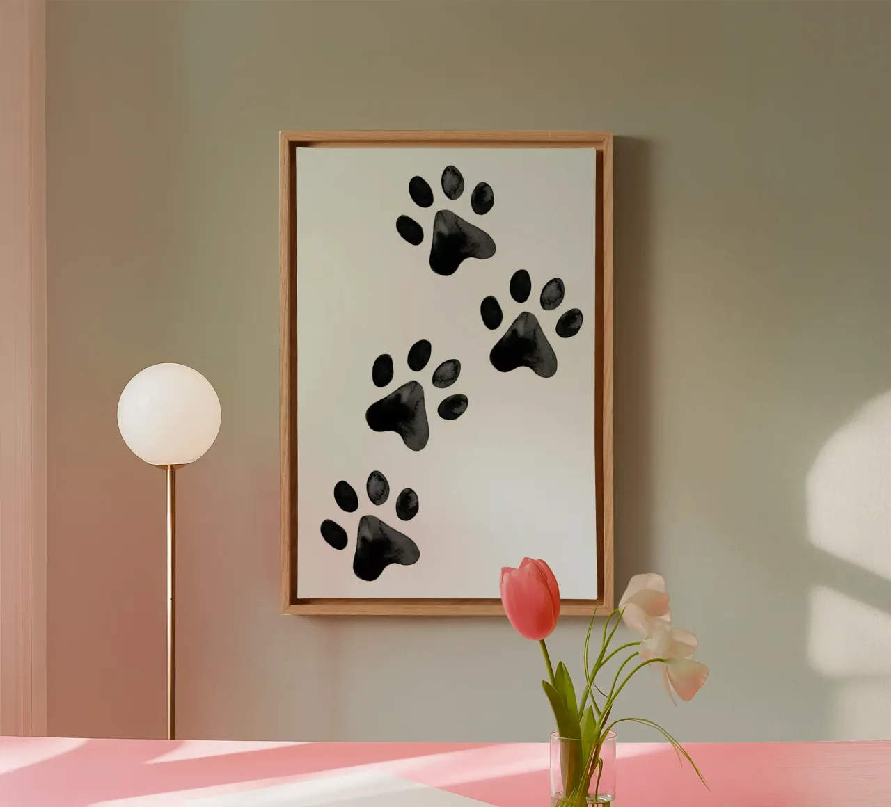 Pawprints tela da Little Flourishes