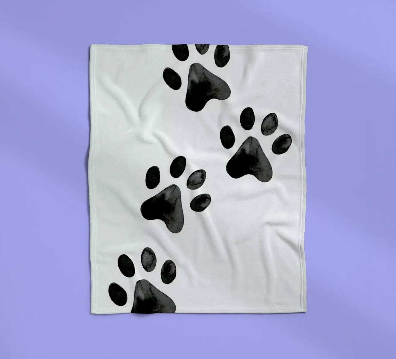 Pawprints coperta in pile da Little Flourishes