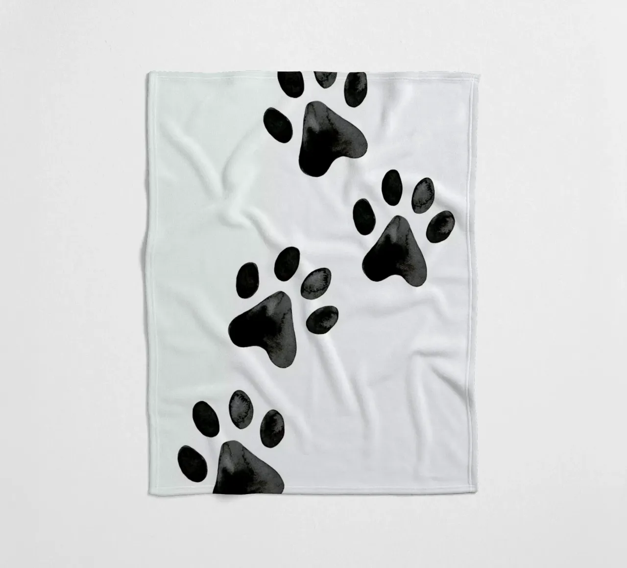 Pawprints coperta in pile da Little Flourishes