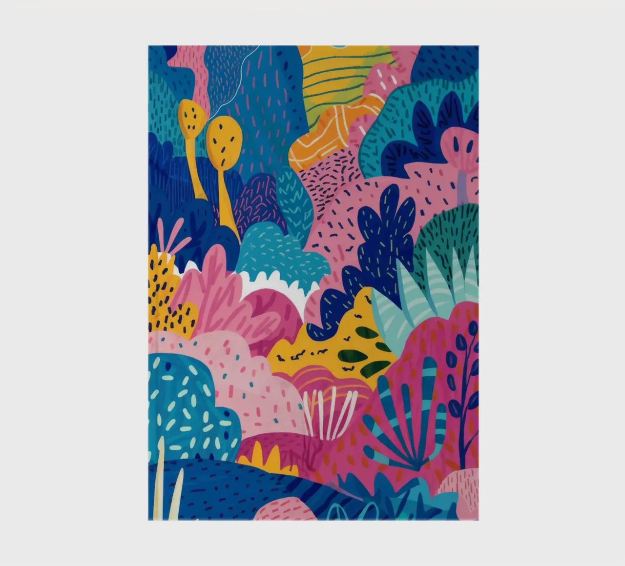 Abstract Jungle Forms notebook by Haven Mirage