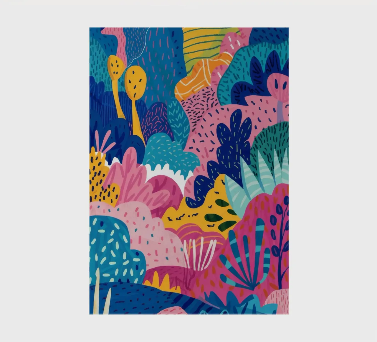 Abstract Jungle Forms notebook by Haven Mirage