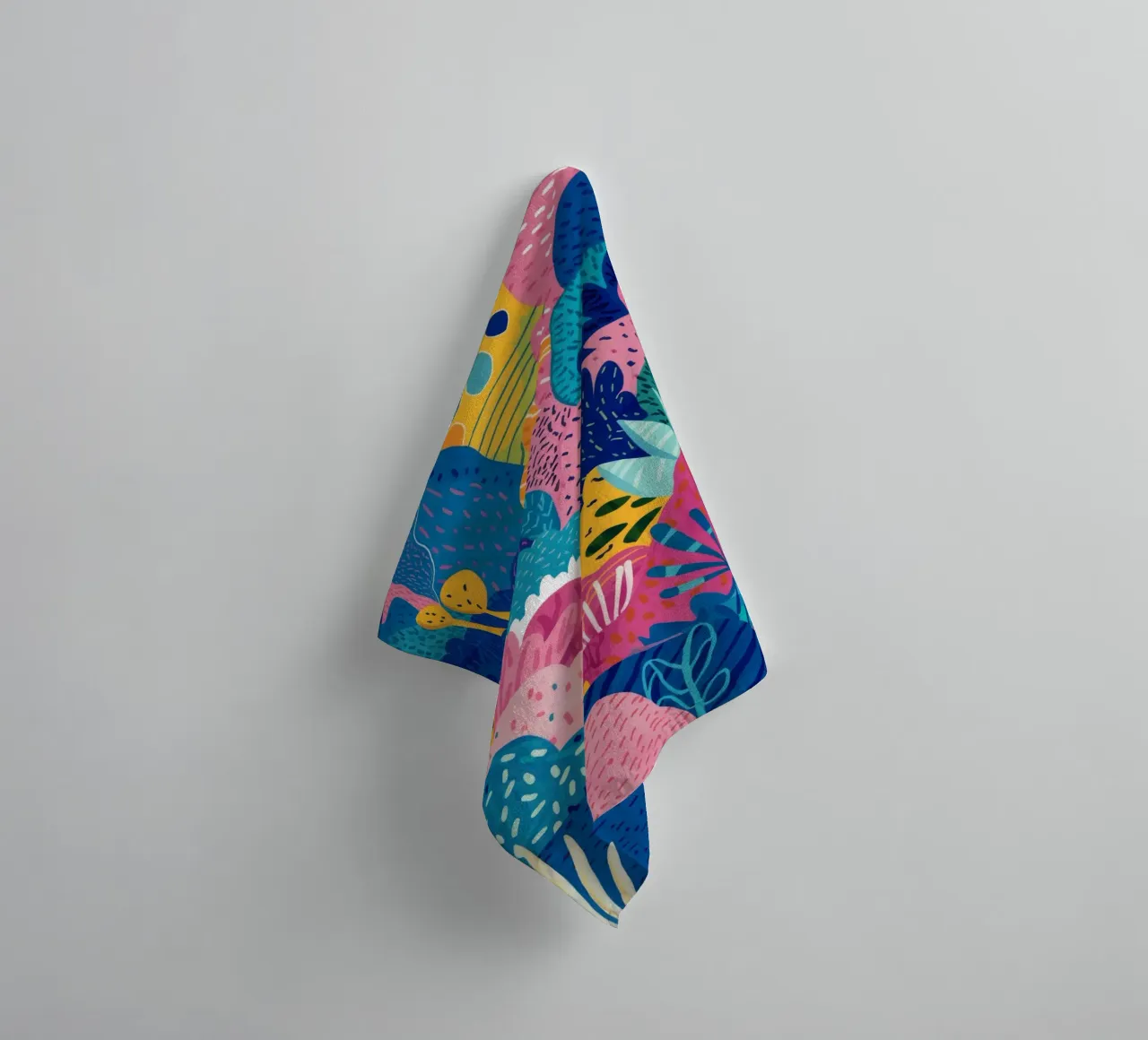Abstract Jungle Forms towel by Haven Mirage