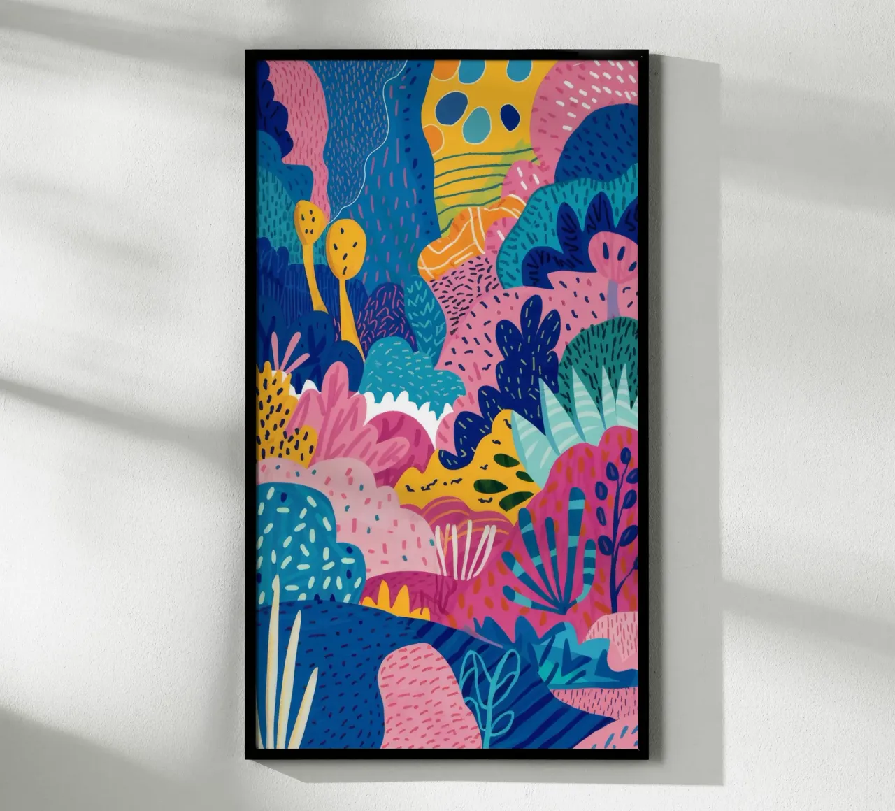 Abstract Jungle Forms poster by Haven Mirage