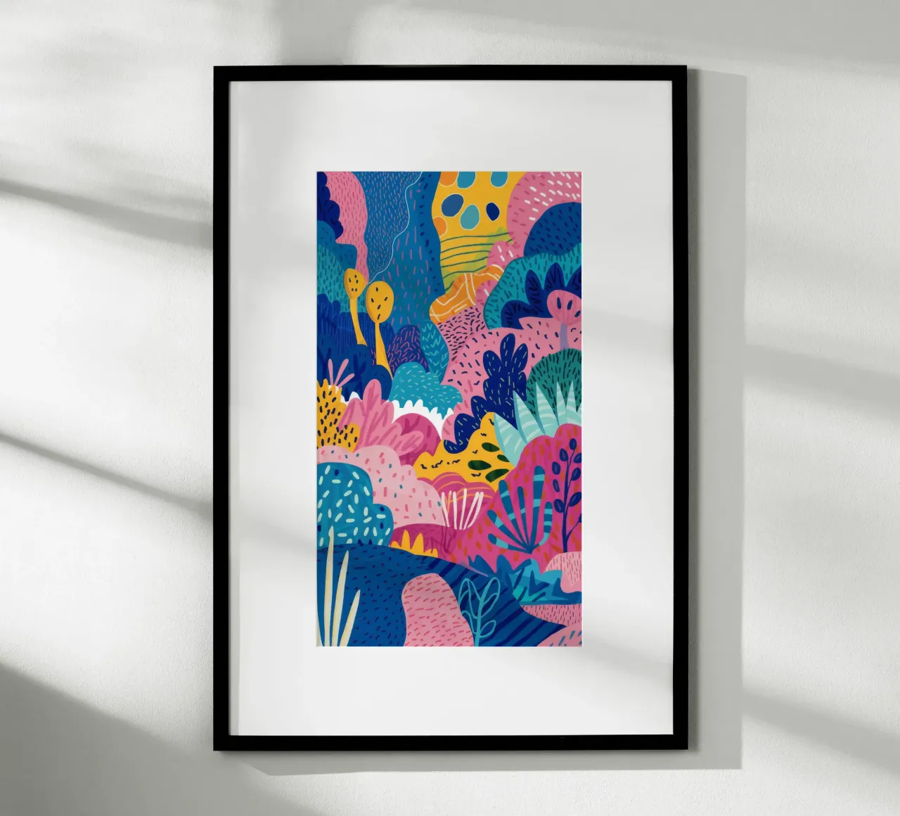Abstract Jungle Forms poster by Haven Mirage