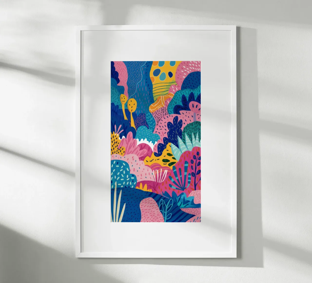 Abstract Jungle Forms poster by Haven Mirage