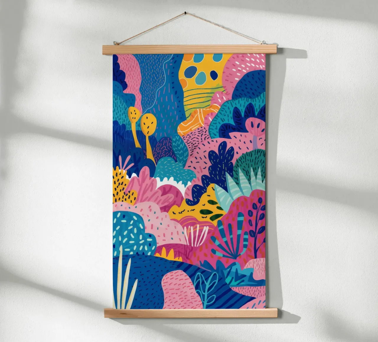 Abstract Jungle Forms poster by Haven Mirage