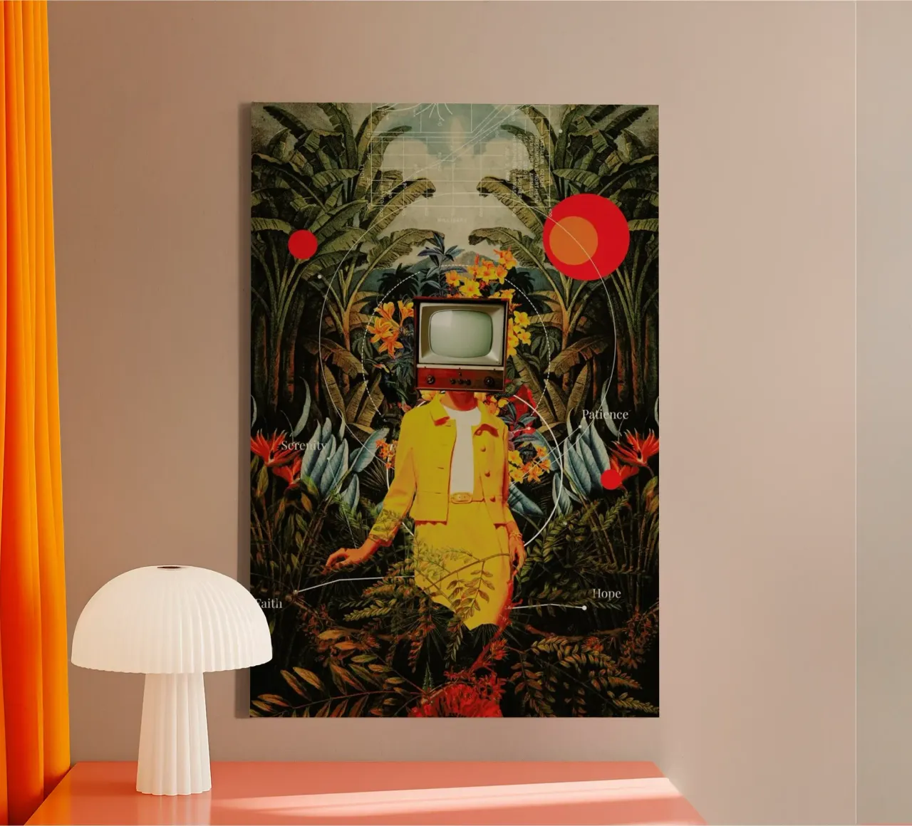 She Came From The Wilderness toile de Frank Moth