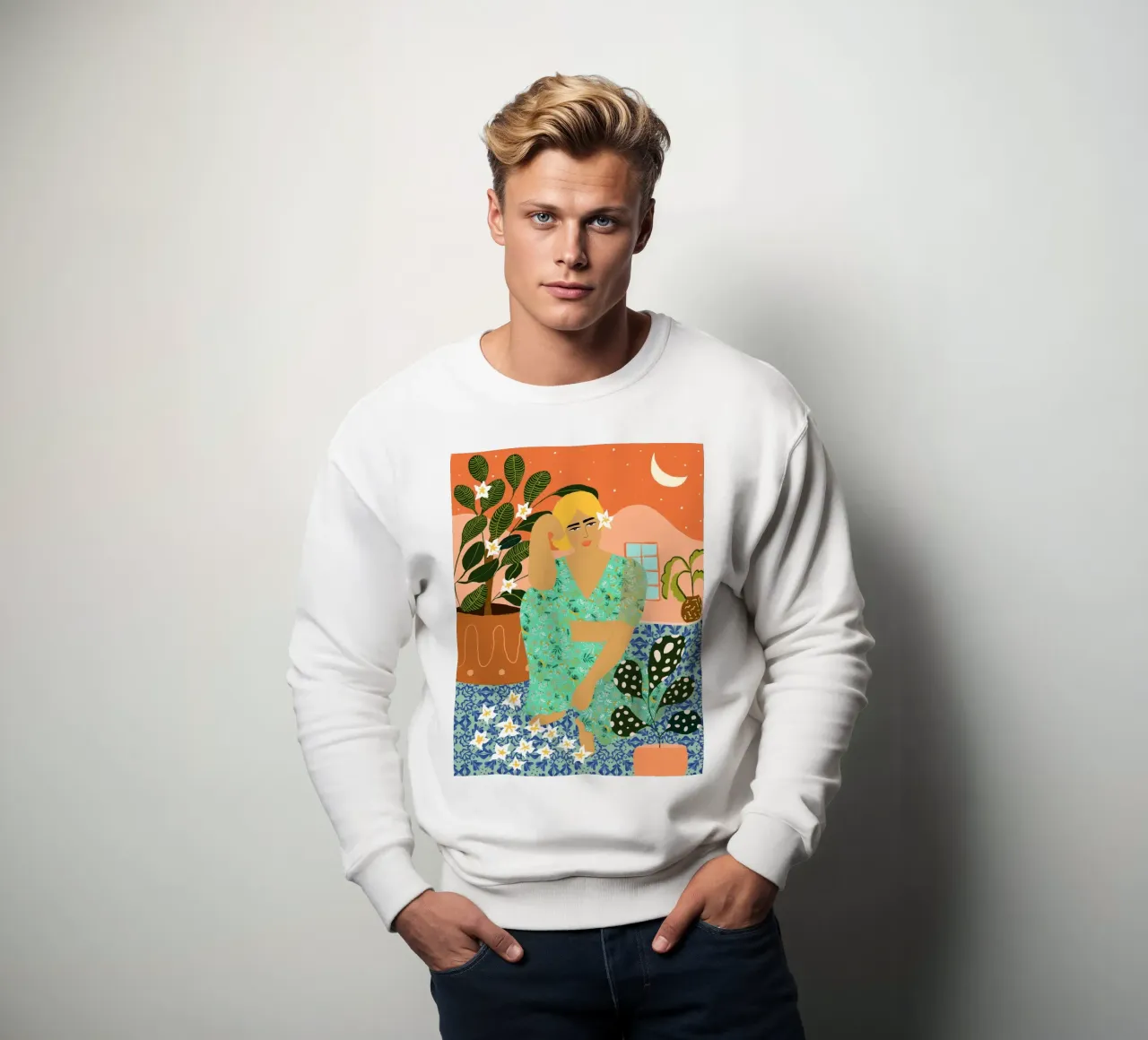 Flower Collector sweatshirt by 83oranges