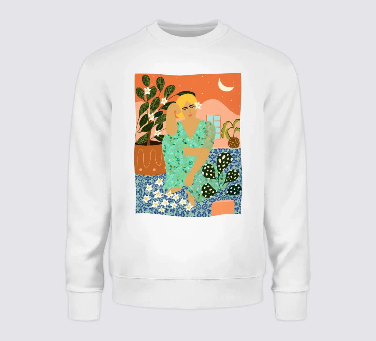 Flower Collector sweatshirt by 83oranges