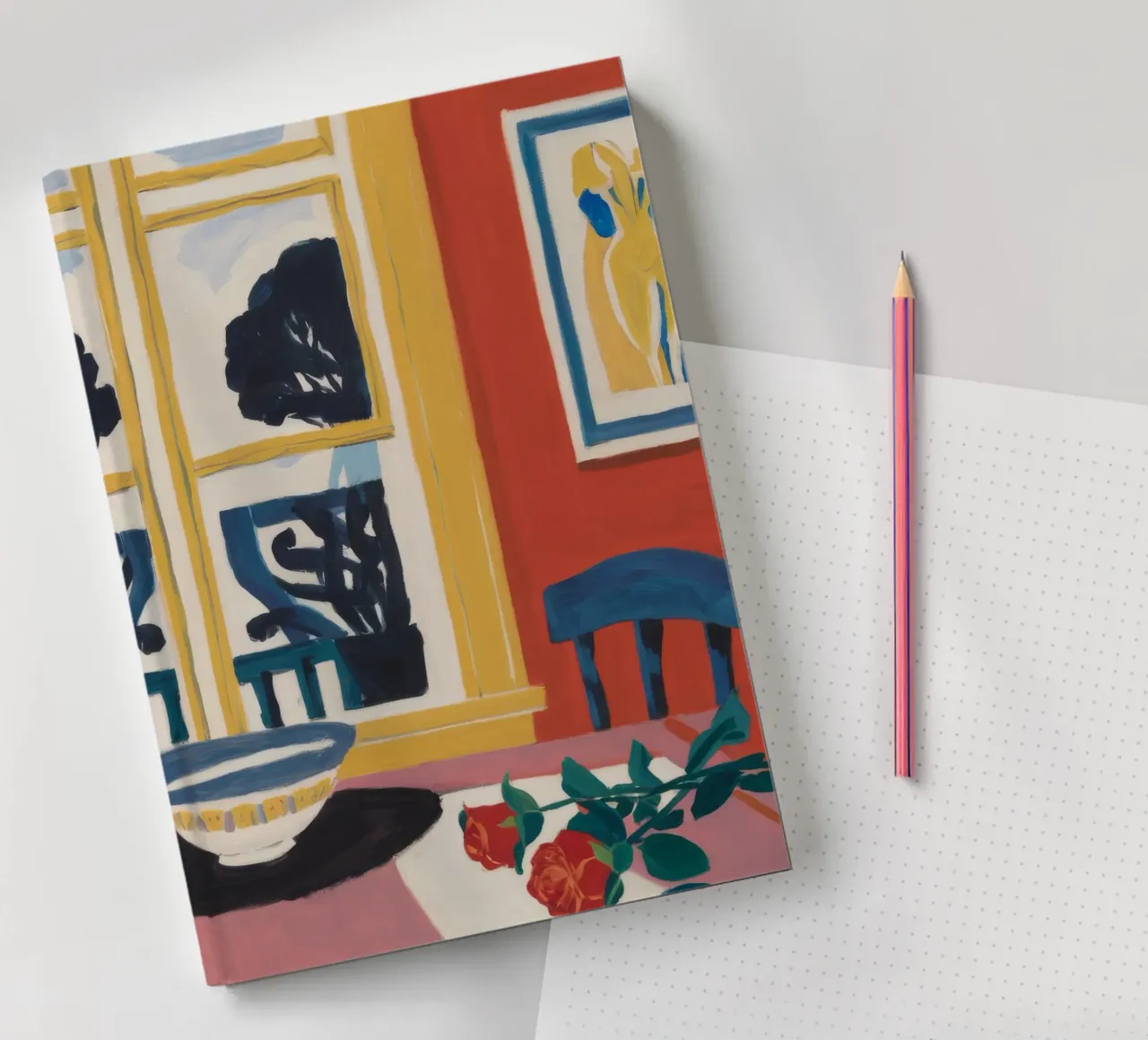 Gallery Wall Gaze notebook by Haven Mirage