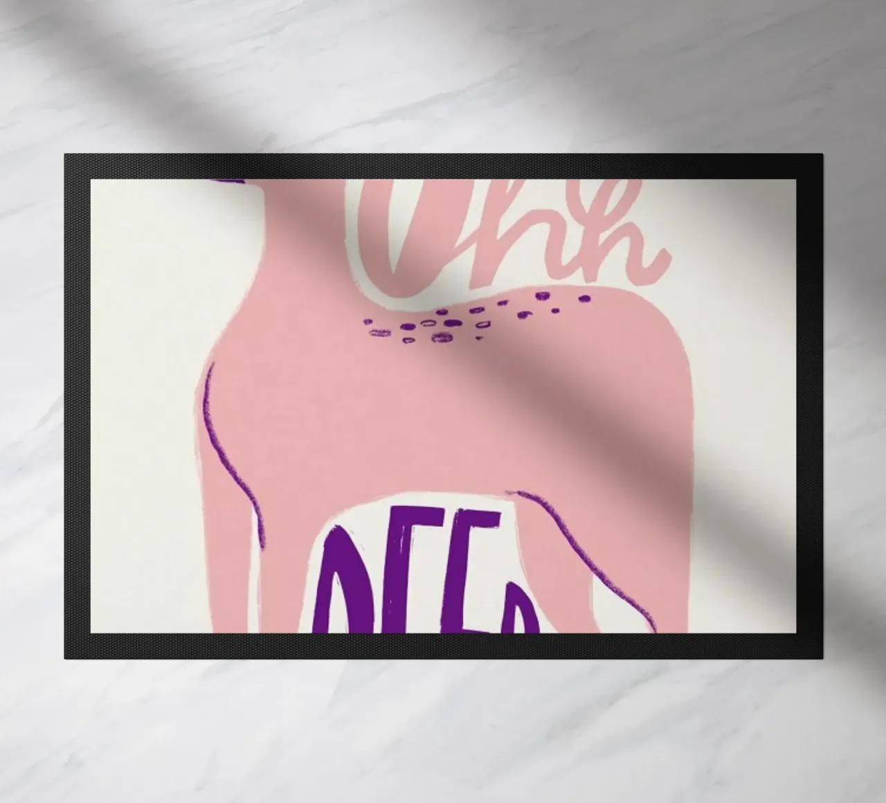 Oh Deer doormat by Pure