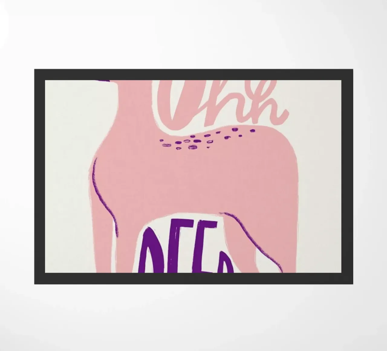 Oh Deer doormat by Pure