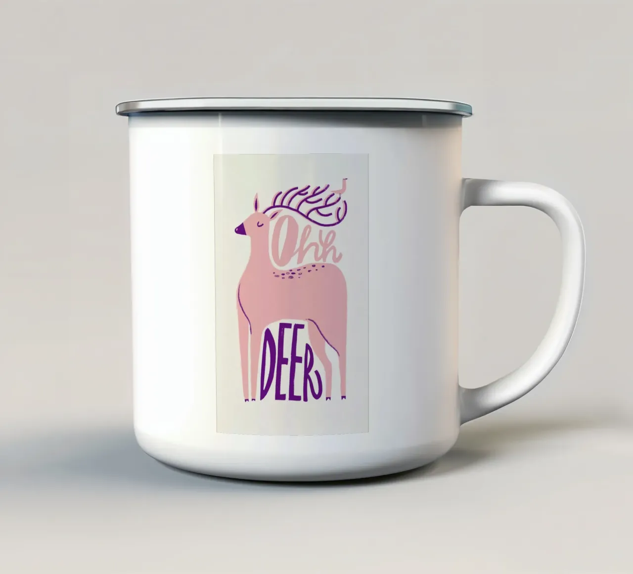 Oh Deer tazza in smalto da Pure