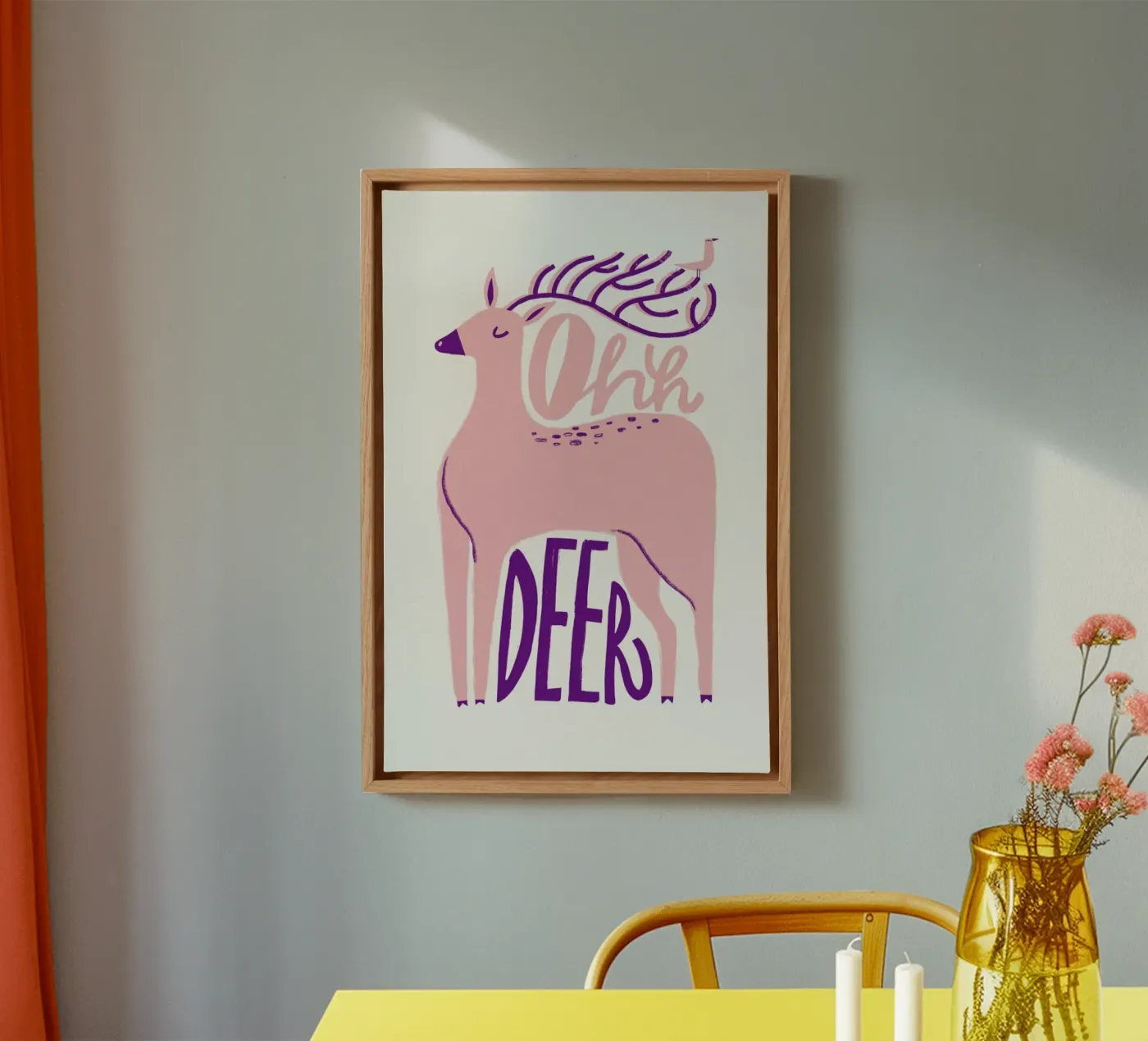 Oh Deer tela da Pure