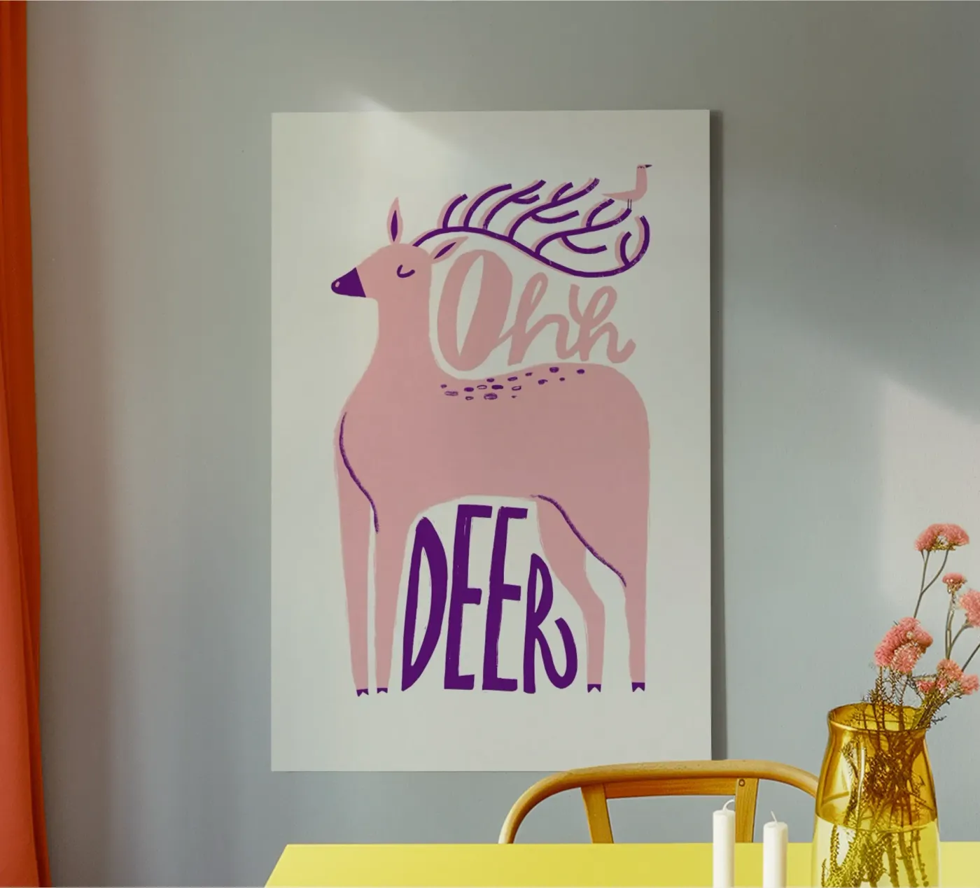 Oh Deer tela da Pure