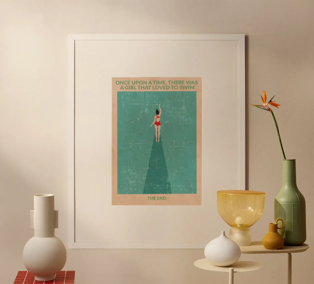 En eau libre poster de burnet