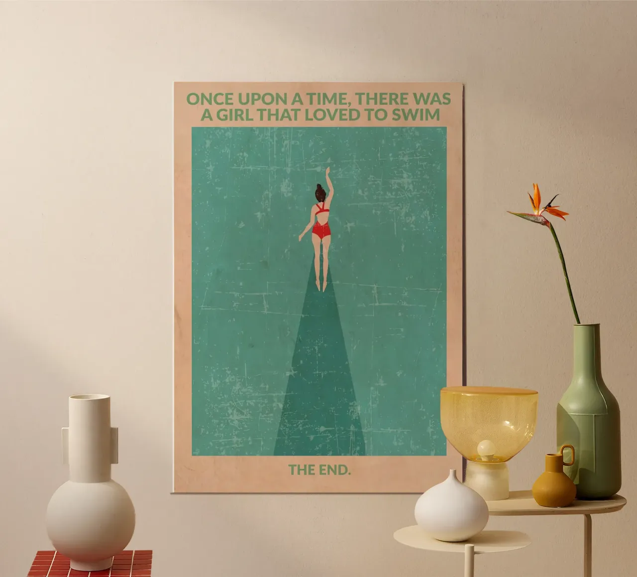 En eau libre poster de burnet