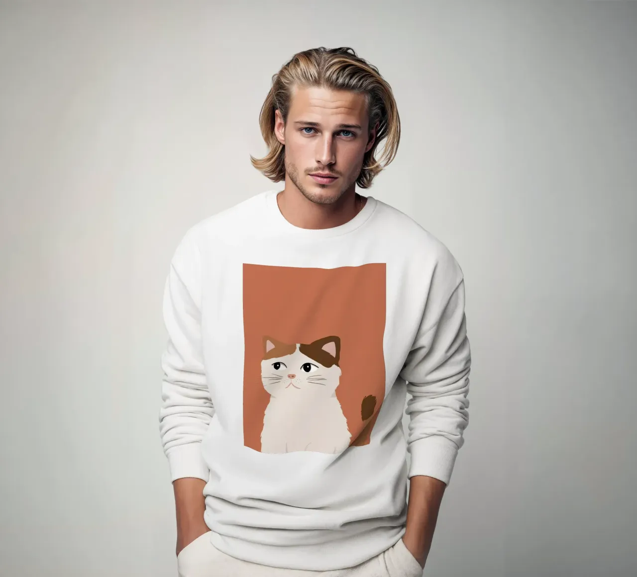 Sguardo scettico di Calico felpa da Stone Patina