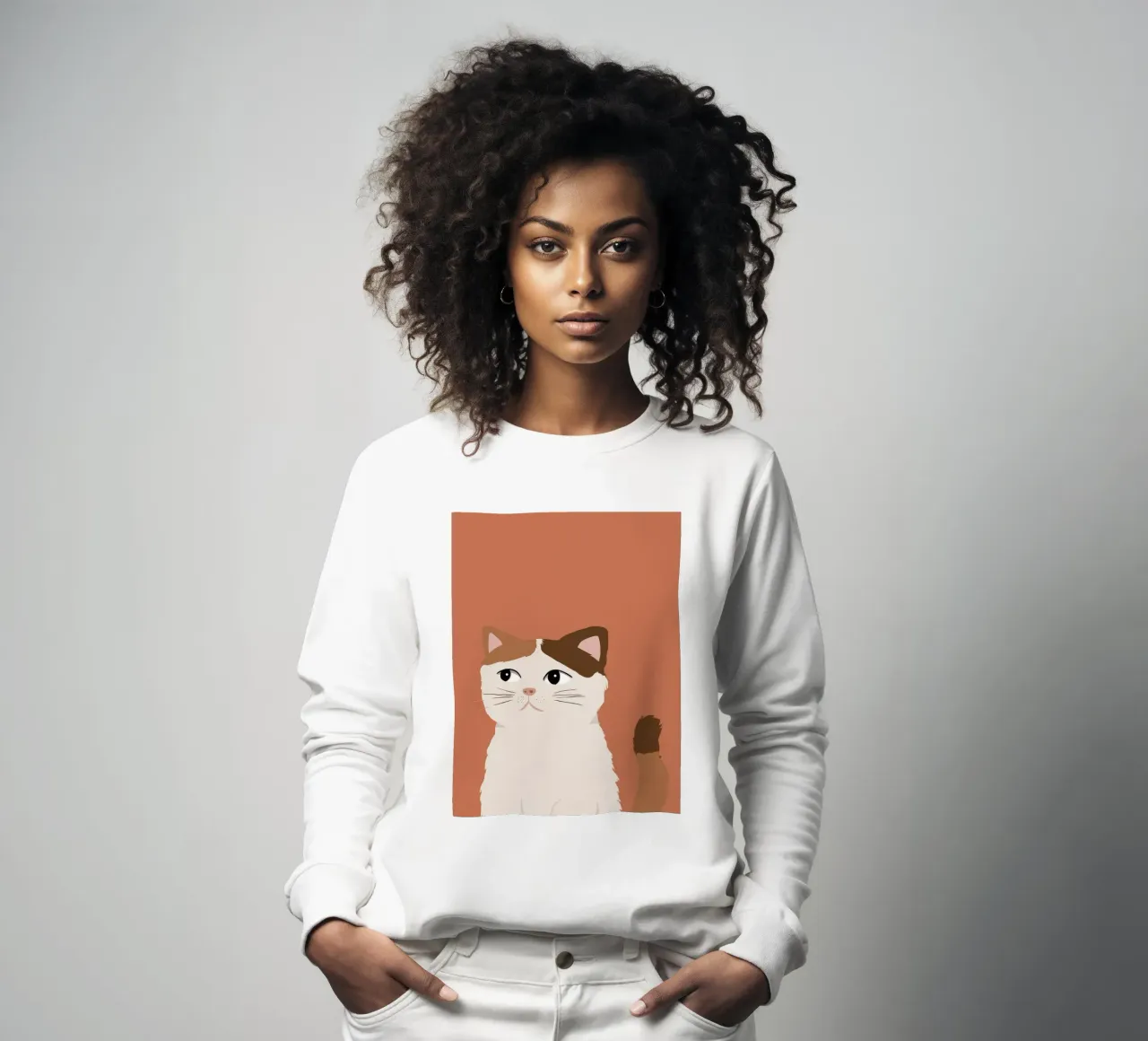 Sguardo scettico di Calico felpa da Stone Patina