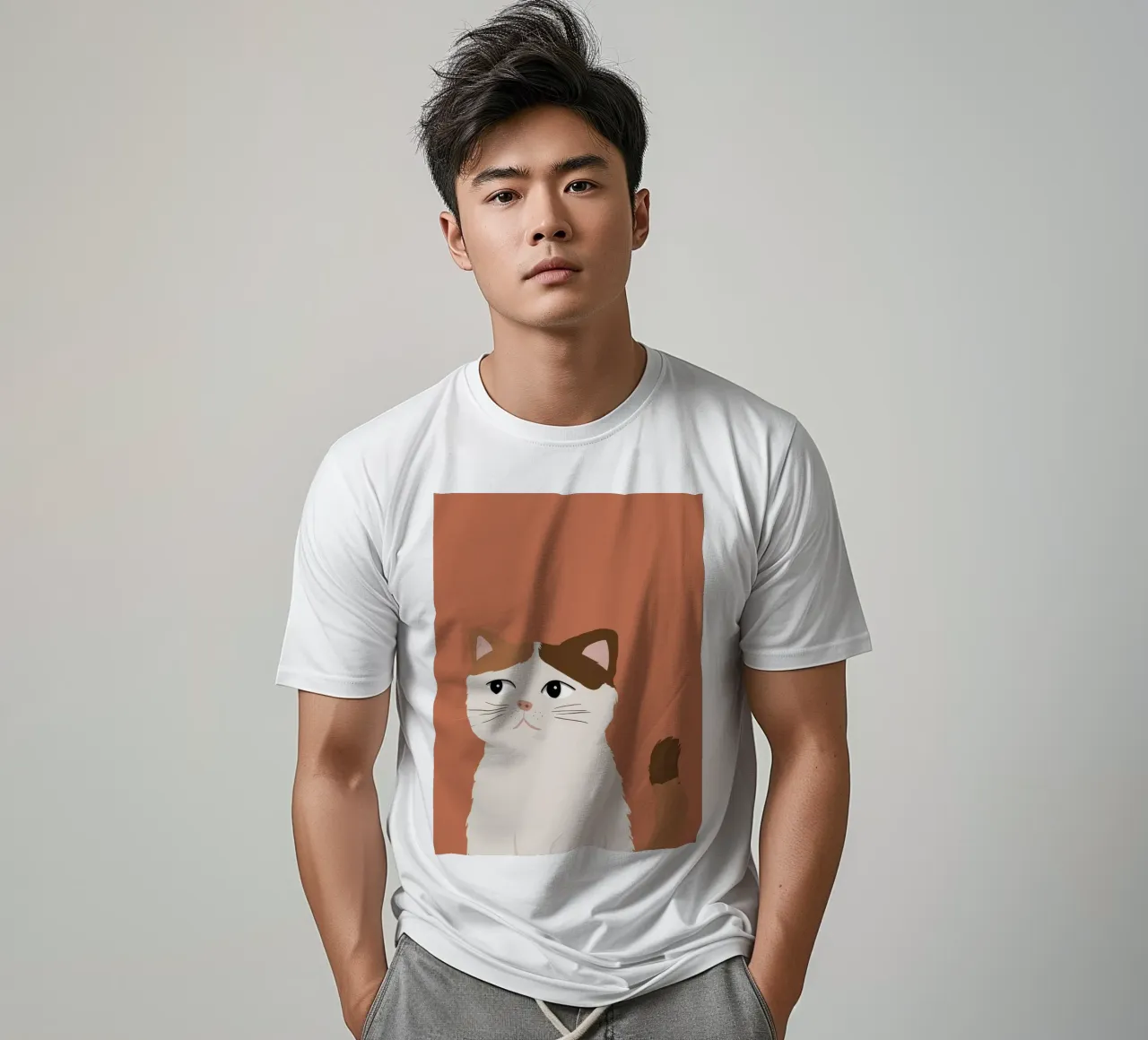 Sguardo scettico di Calico t-shirt da Stone Patina