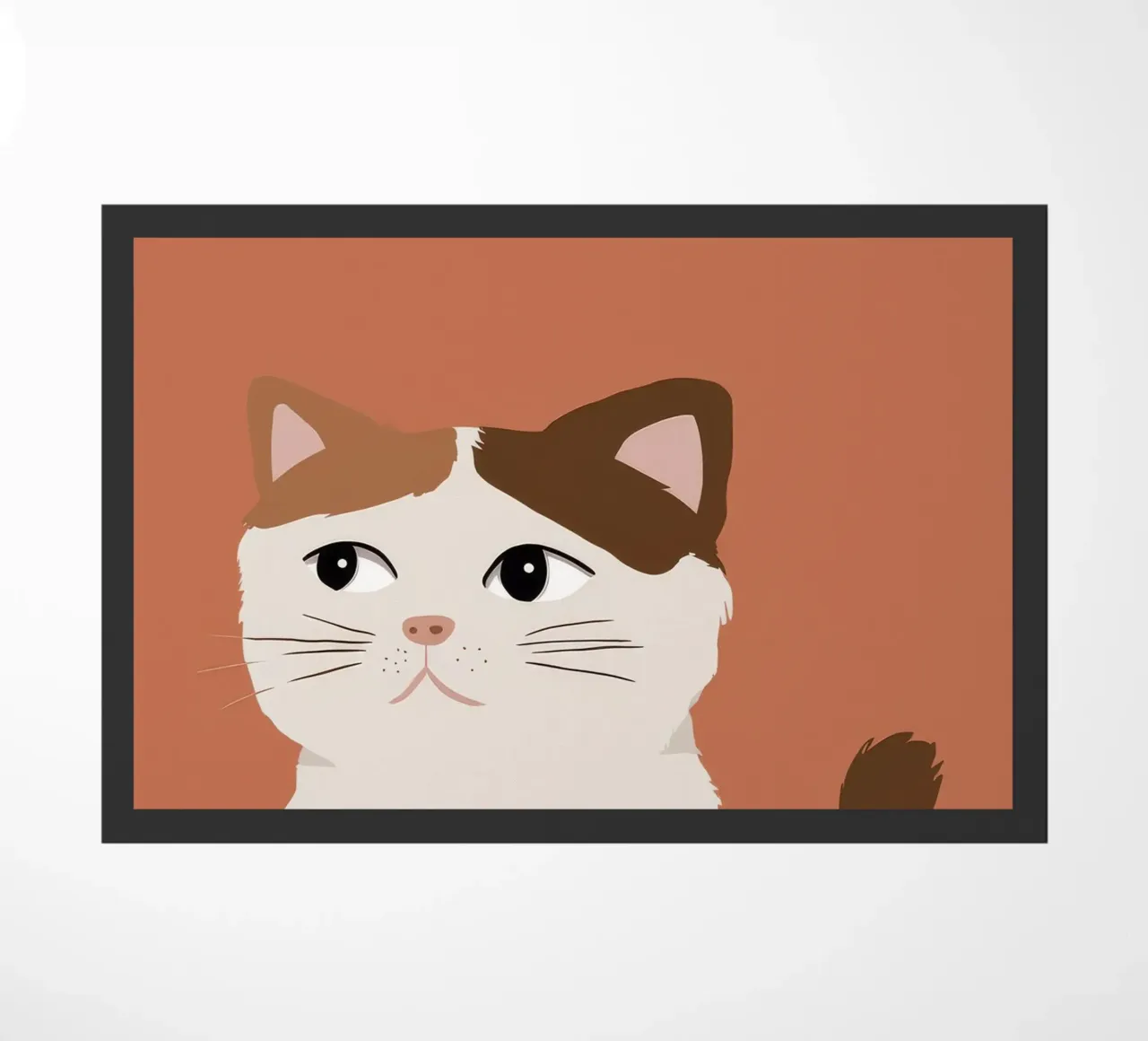 Sguardo scettico di Calico zerbino da Stone Patina